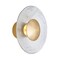 Besa Lighting Sly Sconce, Brushed Brass/Clear, 1x7W LED SLYBB-LED - alternate 1
